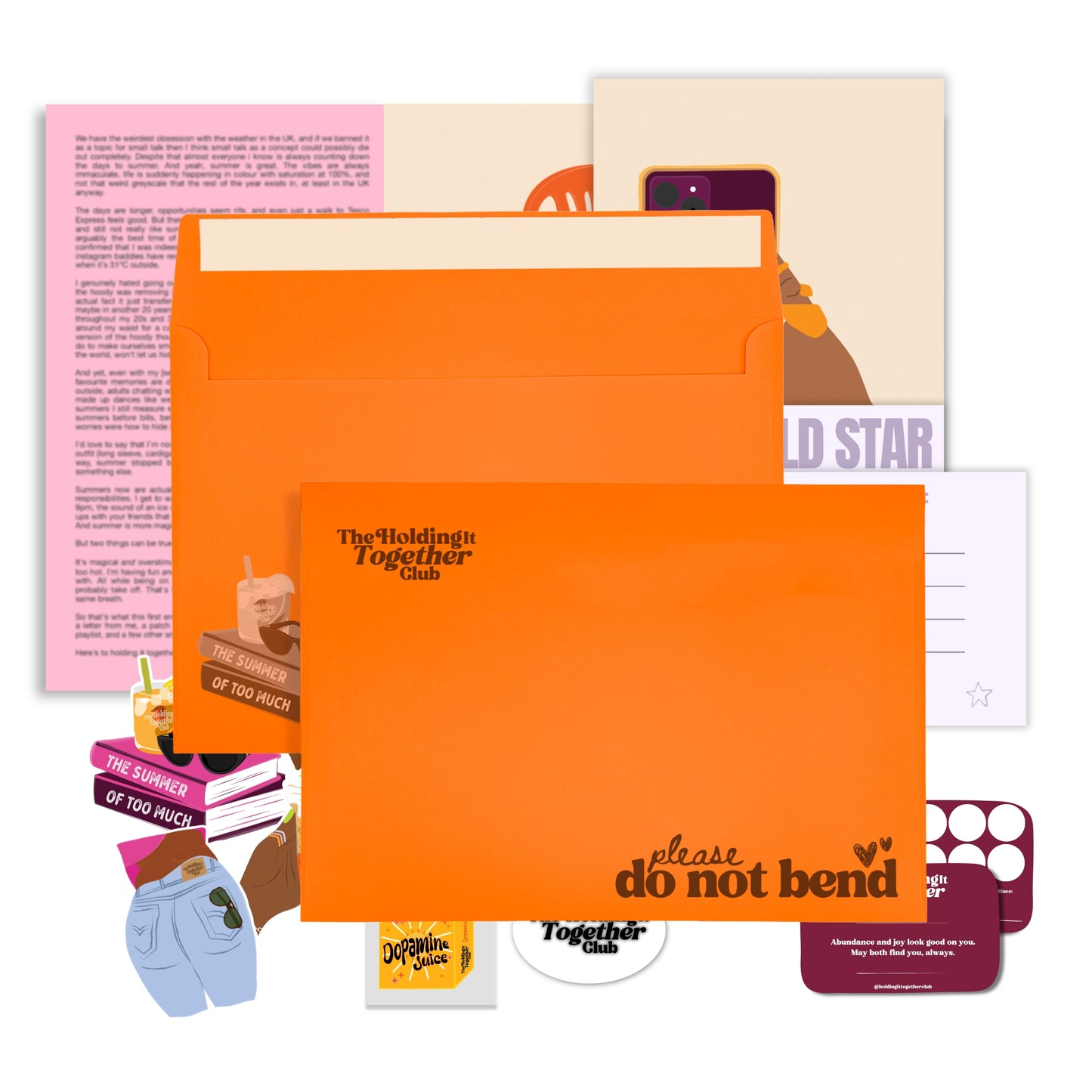 The Holding It Together Club Monthly Letter Subscription